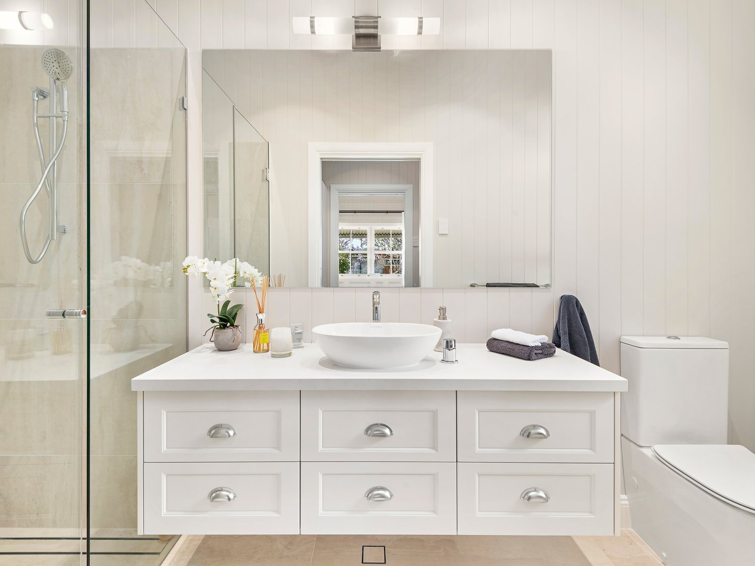 Wet Room VJ Linings Colonial Wall Linings